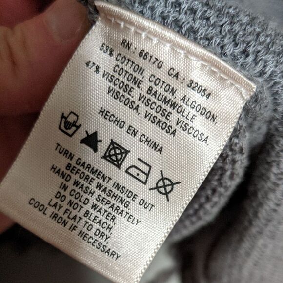 NWT Anthropologie Sparrow cotton blend cardigan medium fringe - Picture 6 of 9